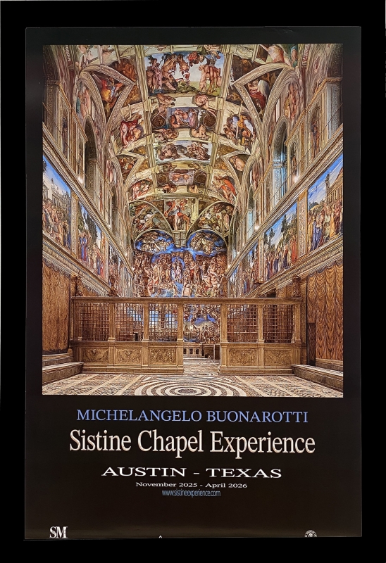 Sistine Chapel Poster by artist Michelangelo Buonarotti
